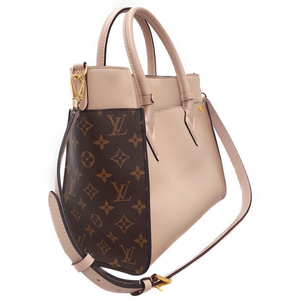 Louis Vuitton On My Leather Side Monogram Brown Bag